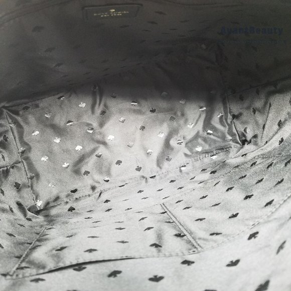 Kate Spade Penny Greta Court Black Glitter Tote - Picture 3 of 13